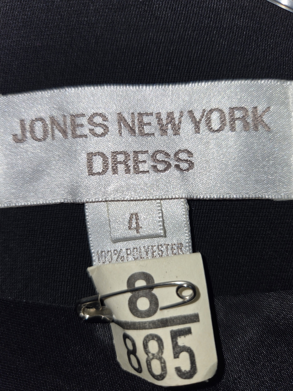 Jones New York Deep Emerald Asymmetrical Midi Wrap Dress Womens Size 4 - Picture 4 of 13
